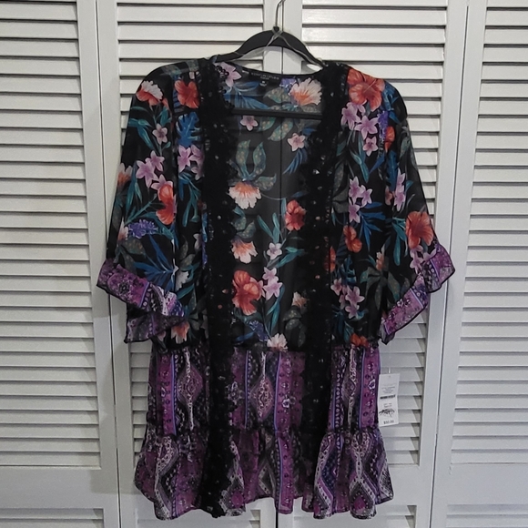 Signature 1 Studio plus size 2X cardigan - Picture 5 of 6